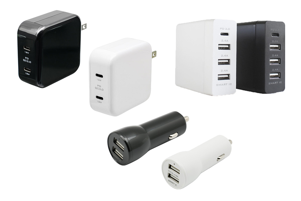 オウルテック、USB PD/QC3.0対応機やシガーソケットタイプなど、USB充電器3モデルを発売