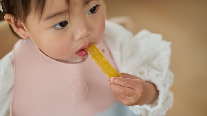 歯科医監修カミカミ練習できるさつまいもおやつ