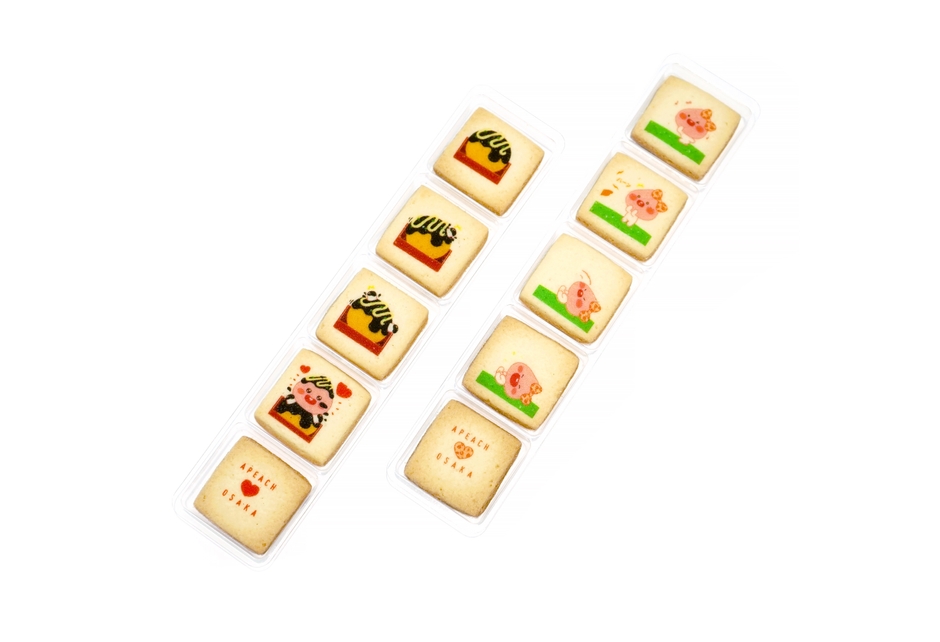 ちびアピーチ クッキー各種 ¥300+税(関西限定商品)