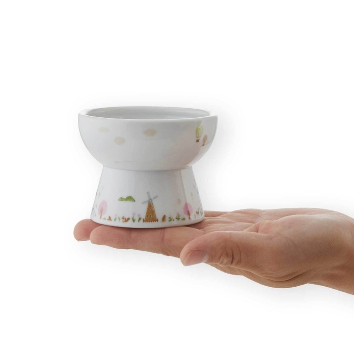 猫用 脚付フードボウル プチ Sakura Animal Town