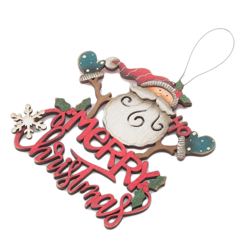 「ルームデコ Merry Xmas Board Santa」価格：490円／サイズ： W13.5×D0.4×H18cm
