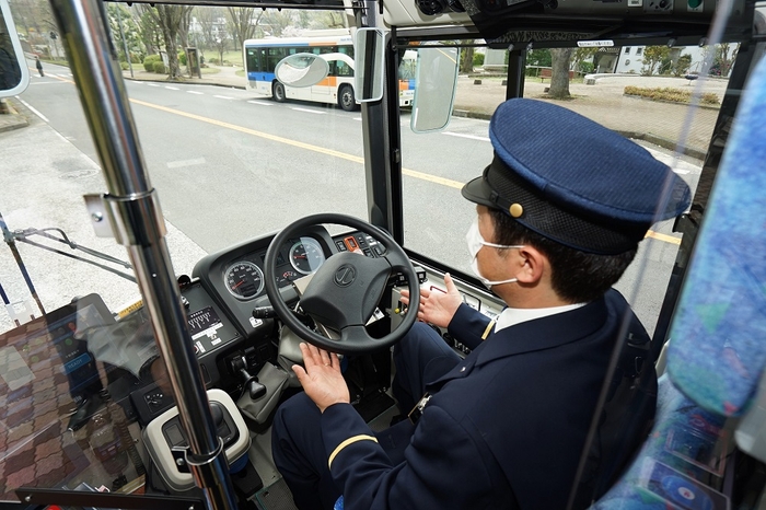 左近山団地での自動運転の様子➁