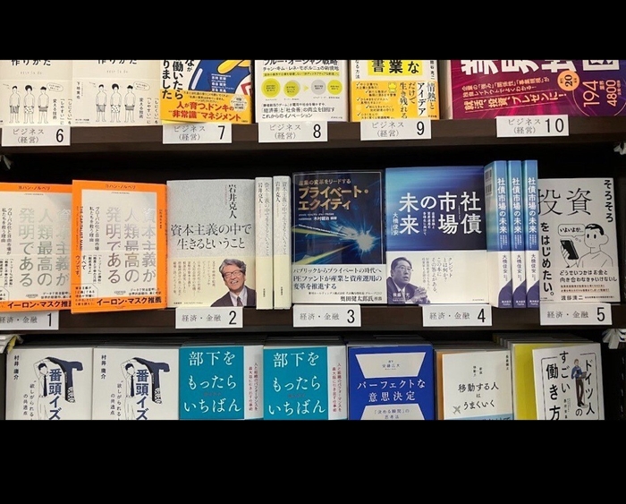 丸善丸の内店の経済・金融分野で5位