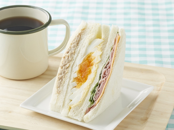 こだわりのミックスサンドゆで卵増量(画像はイメージです。)