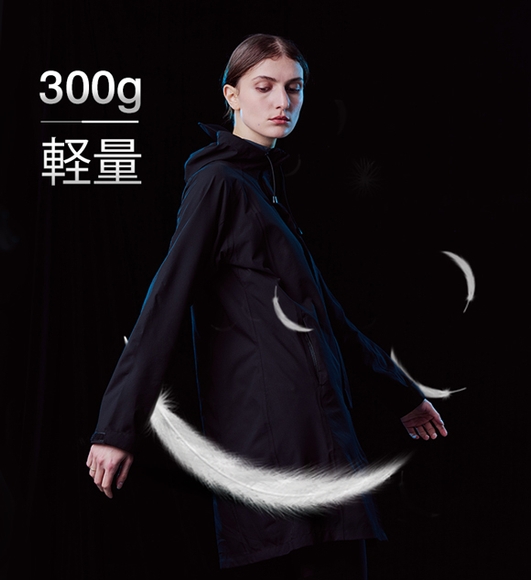 薄くて軽い!負担を抑える超軽量約300g