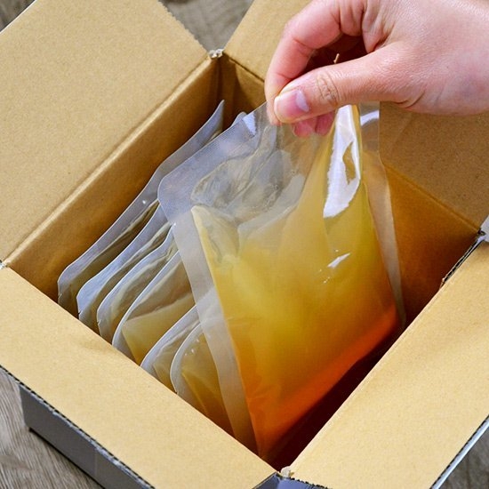 国産牛骨のブロススープ1週間分/開封イメージ