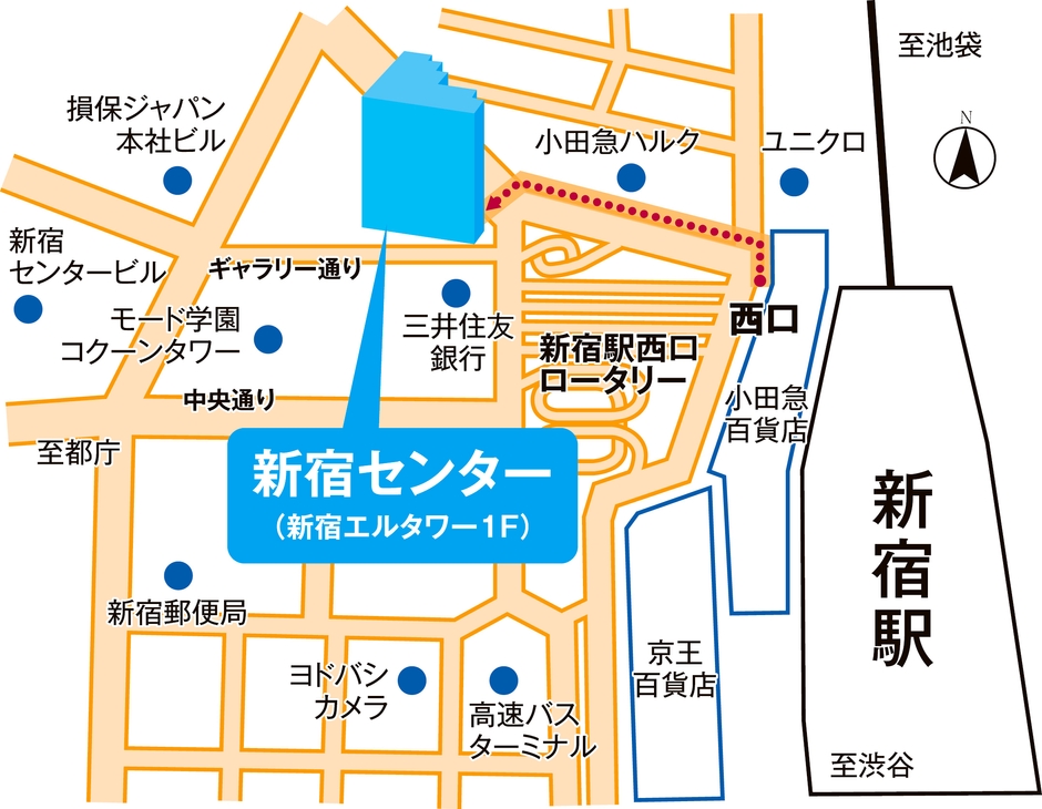 新宿センター地図