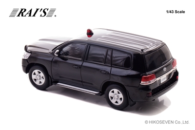 RAI'S 1/43 トヨタ ランドクルーザー GX (URJ202) 2017 警察本部警備部機動隊小型遊撃車両:左後