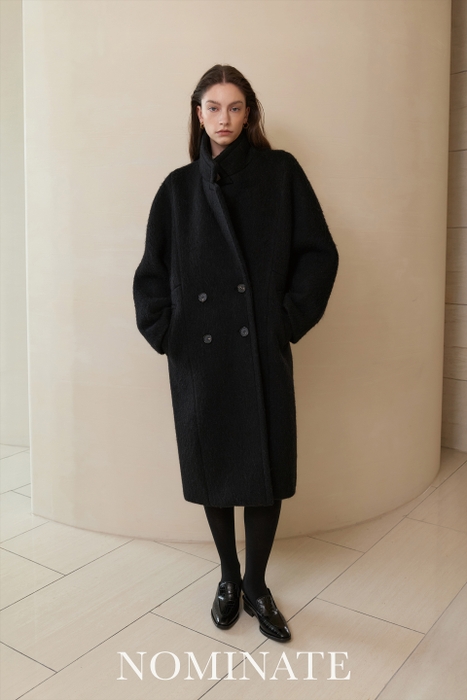 Henri Alpaca Blend Double Coat ￥80&#44;010