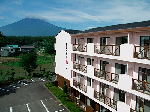 富士山の麓にあるビジネスホテル