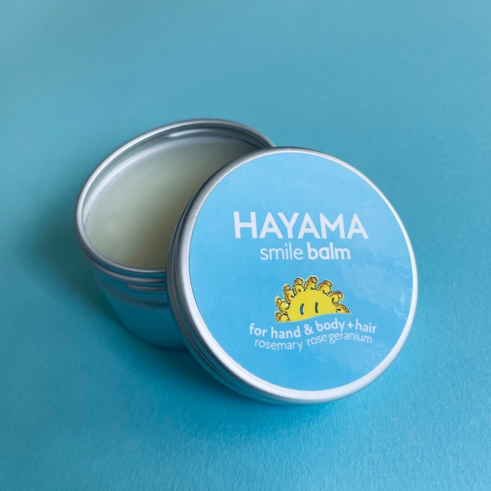 HAYAMA smile balm 中身見せ