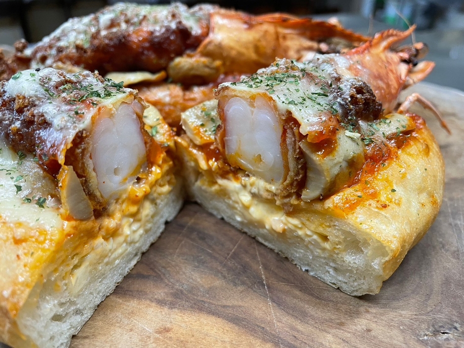 まるごと有頭海老フライドッグ2