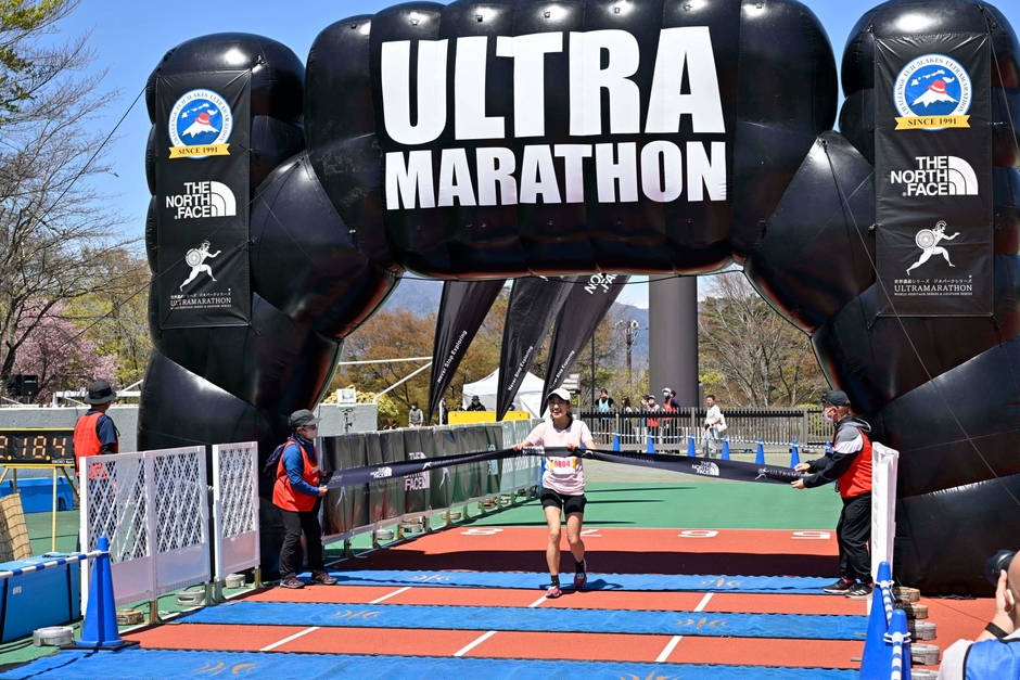 100km女子優勝 冨井選手