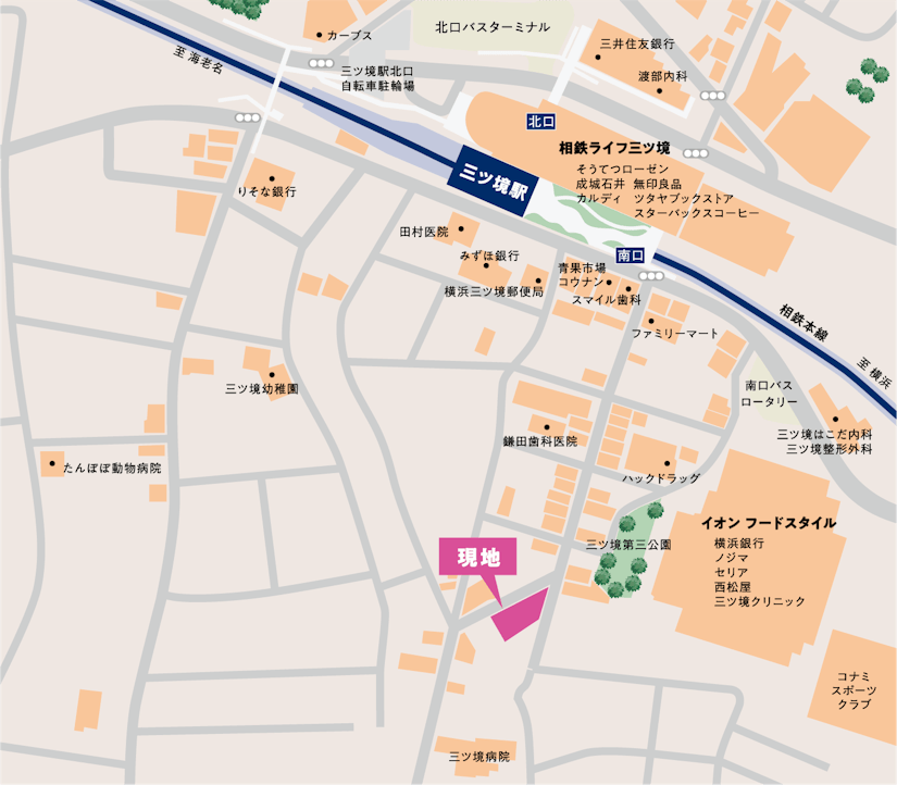 (仮称)横浜市瀬谷区三ツ境賃貸マンション 位置図