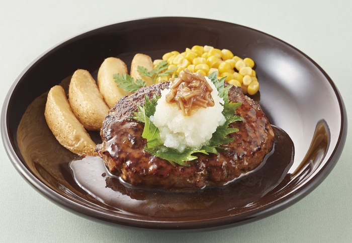 和牛の旨み!豪州産プレミアムビーフ100%ハンバーグ<和風おろし>