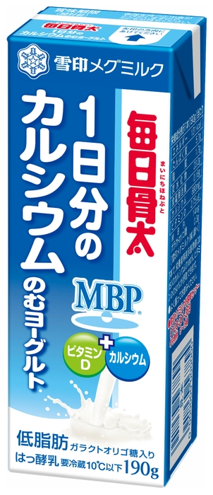 『毎日骨太 1日分のカルシウム のむヨーグルト』190ｇ 