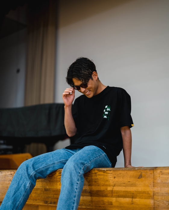 青年ノ主張 T-shirt/Black