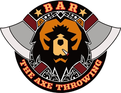 THE AXE THROWING BAR のLOGO