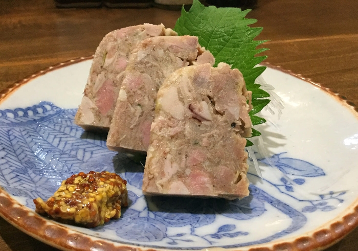 銘柄豚の肉よせ500円