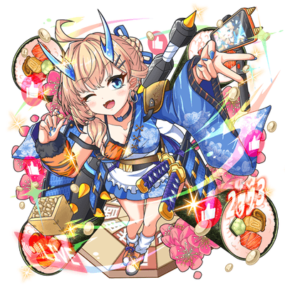 新キャラクター「厄払いの鬼娘ツノマル」
