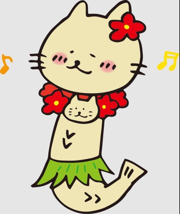 ししゃもねこ イラストアロハレイ