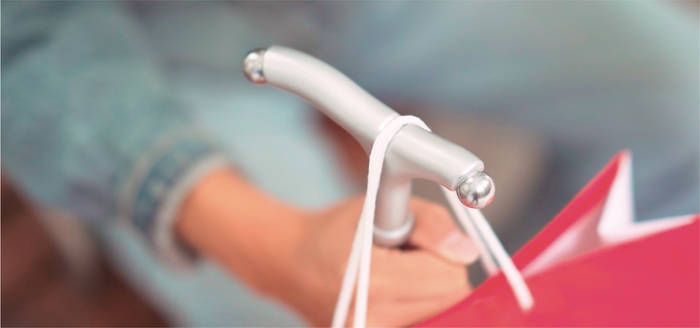 荷物をかける例