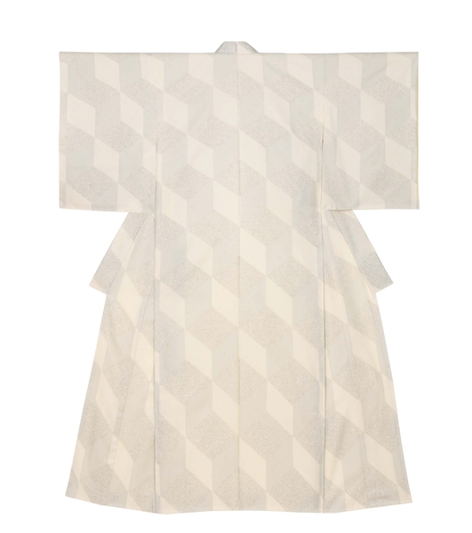 経錦地　友禅訪問着「雪景」 織 北村武資・染 森口邦彦