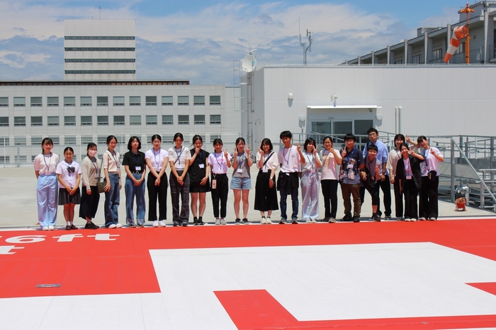 ヘリポート見学