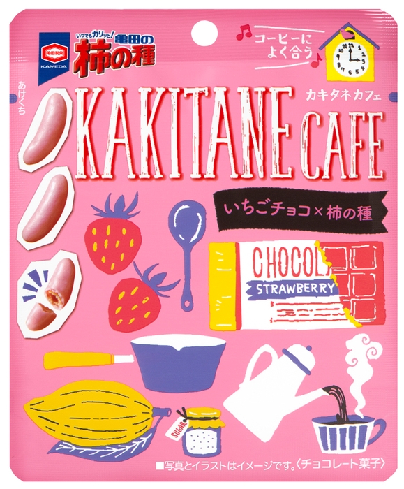 35g 亀田の柿の種 いちごチョコ