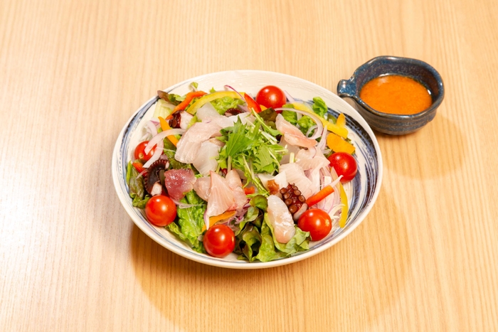 ふくふくサラダ+明太子ドレッシング