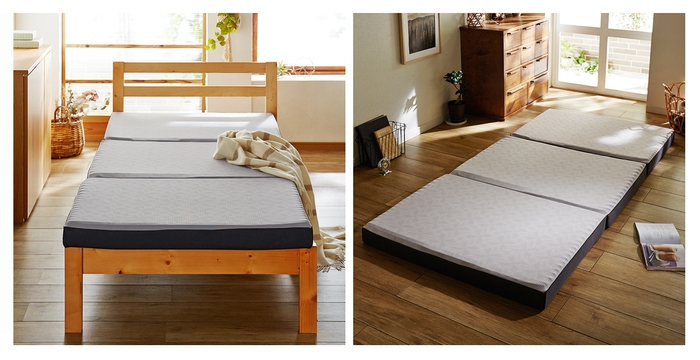 <体型にあわせて選べる> 理想の寝姿勢を考えたマットレス