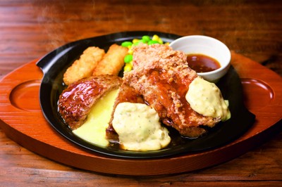 チーズINハンバーグ&チキン南蛮