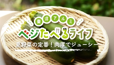 季節のお野菜にまつわるコンテンツ「ベジたべるライフ」にてズッキーニのコラムを公開！