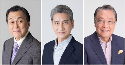 50年間劇団を率いてきた座長：佐藤B作、創立から劇団を支える唯一の座員：佐渡稔、本作10年ぶりの続投：伊東四朗