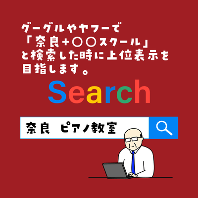 奈良+○○教室で上位表示