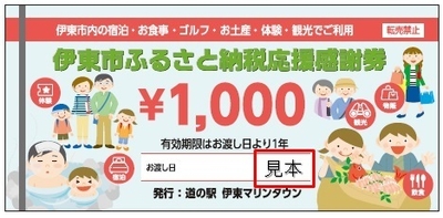 伊東市ふるさと納税応援感謝券