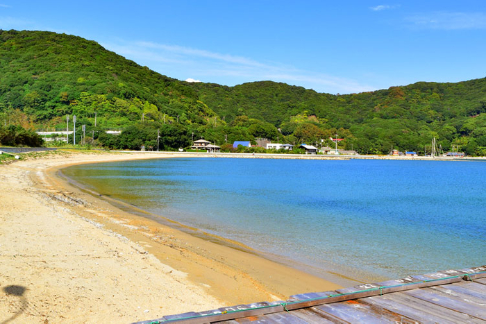 海が美しい小豆島の景色
