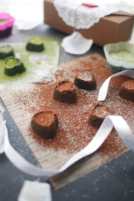 タベルモビター生チョコ&抹茶生チョコ2