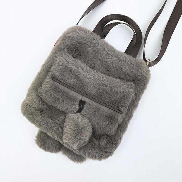 ROOTOTEコラボのスヌーピーふわもこ2WAYショルダートートバッグ