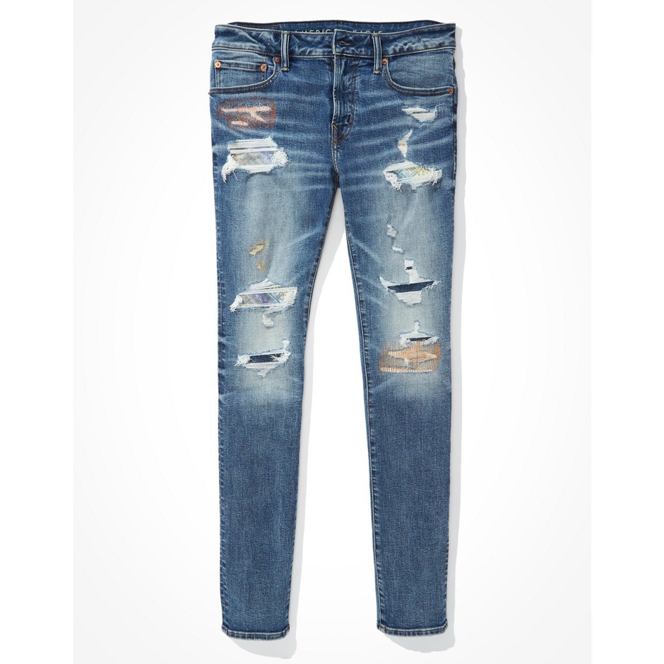 AE プライド AirFlex+ ダメージスキニージーンズ 17,400円