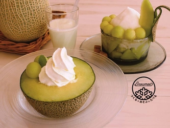 メロンづくしのスイーツフェアを愛知の農園直営カフェで開催！ 　期間限定メニューなどまるごとフルーツが楽しめる！