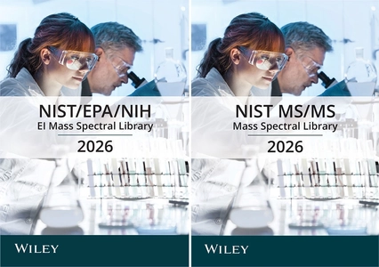 Wiley、NIST Mass Spectral Library 2026を
複数の装置対応フォーマットで提供開始