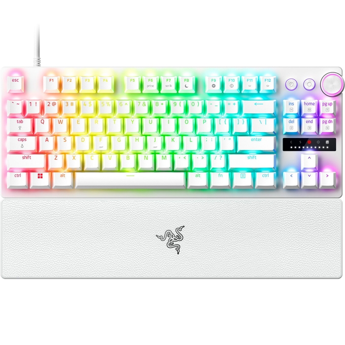 Razer Huntsman V3 Pro Tenkeyless (White Edition) - 製品画像