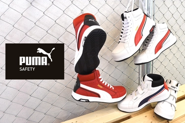 PUMAのセーフティシューズライン“PUMA SAFETY”　 カジュアルなデザインの「HERITAGE(ヘリテイジ)」に 待望のPUミッドカットモデルが1月中旬より販売開始