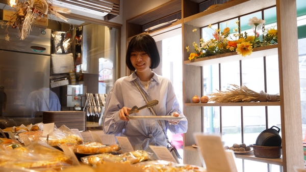 草鞋ベーカリー 店内