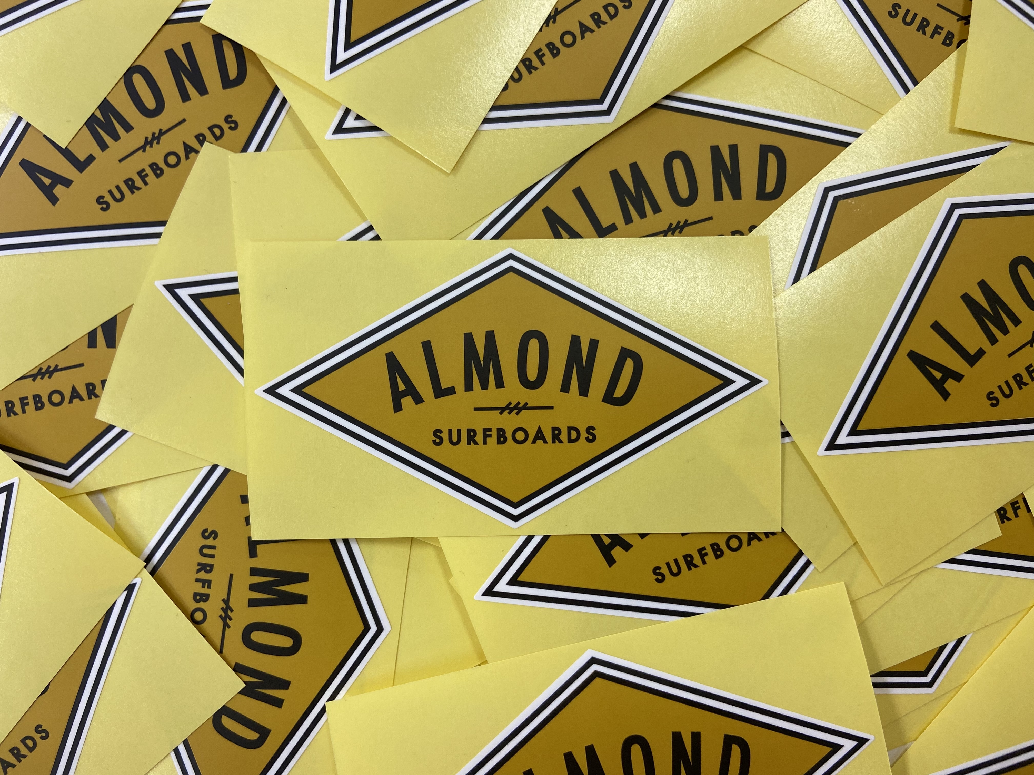 Almond Surfboards Sticker