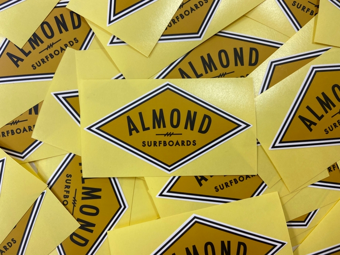 Almond Surfboards Sticker