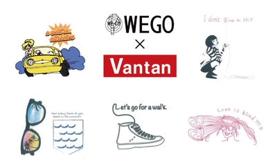 学内公募デザインから夢の商品化デビュー！ WEGOオリジナルT-shirtデザイン 産学協同プロジェクト WEGO心斎橋店にて 数量限定販売開始