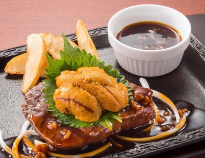 うに&ヒレステーキ