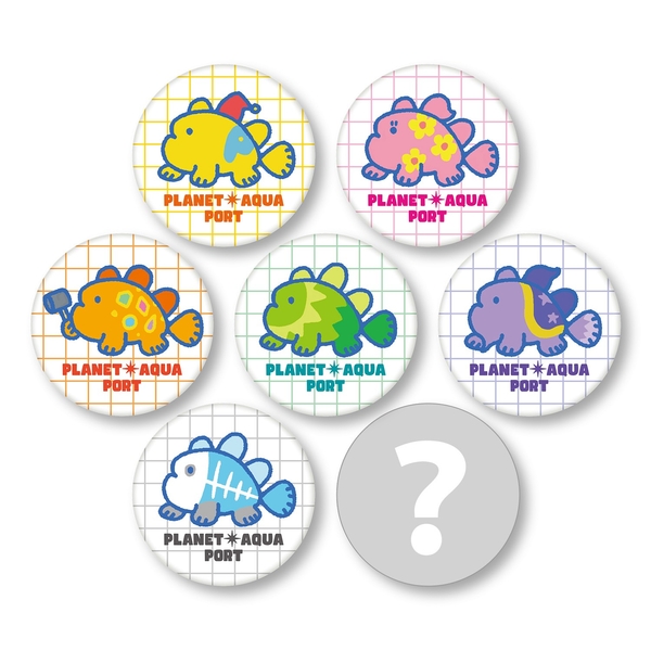 ノームのなかまたち×カエルアンコウ 缶バッジ(7種ランダム) 価格：各300円